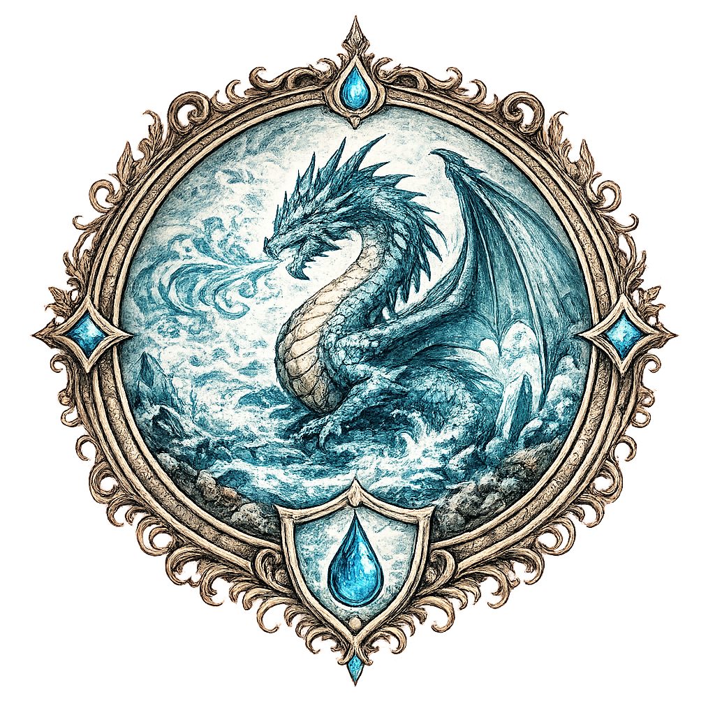 Wasser Wasserdrachen RB-Kunstschmiede